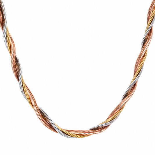 Trinity Twist Elegance Necklace
