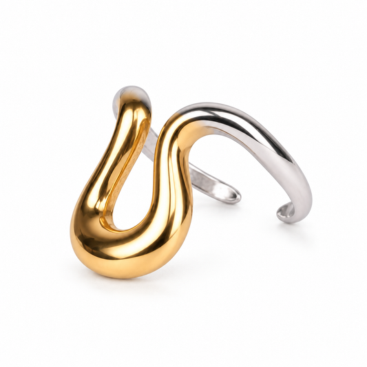Wavy Dual Tone Ring