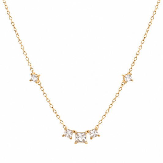 Stardust Orbit Pendant Necklace