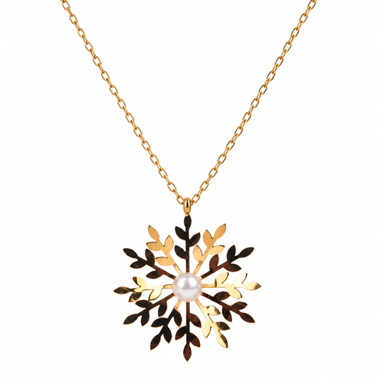 Snowfall Charm Pendant Necklace