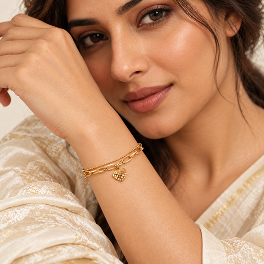 Lattice Love Bracelet