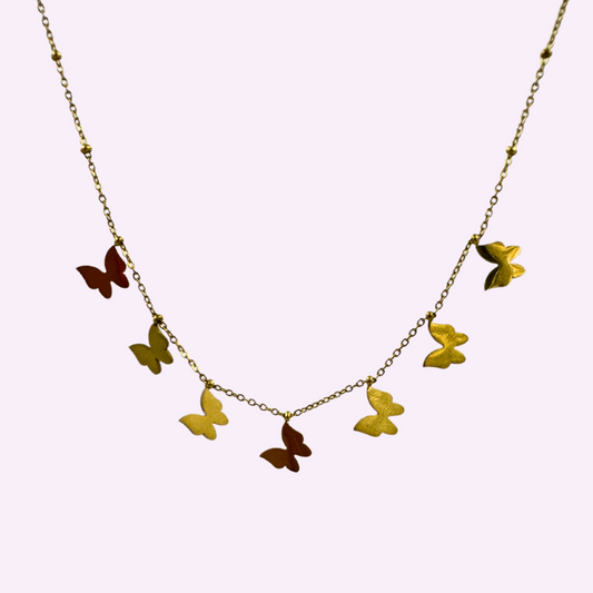 Golden Flutter Charm Set