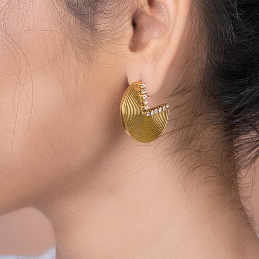 Celestial Coil Drops Earrings