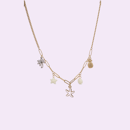 Island Muse Charm Pendant Necklace