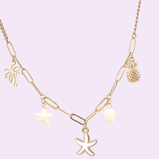 Island Muse Charm Pendant Necklace