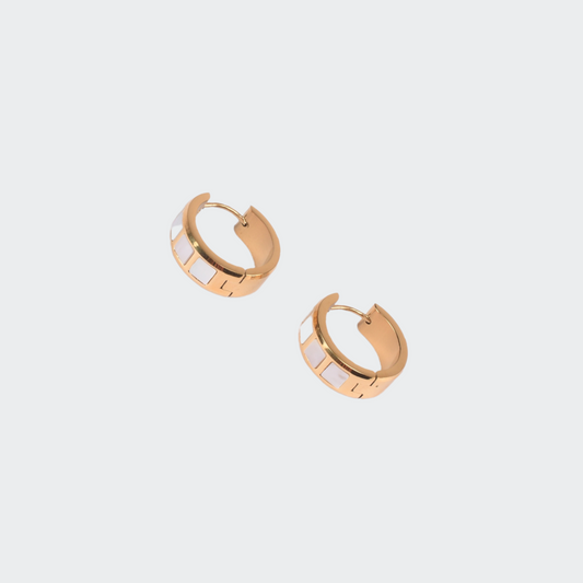 Elegant Gold-Plated Huggie Hoop Earrings