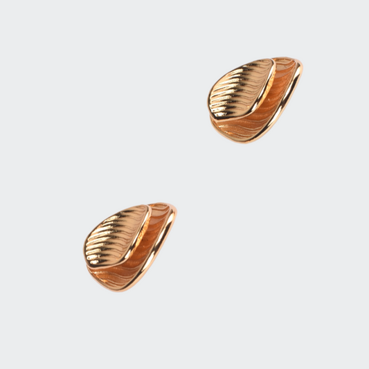 Gold Twisted Fancy Earrings