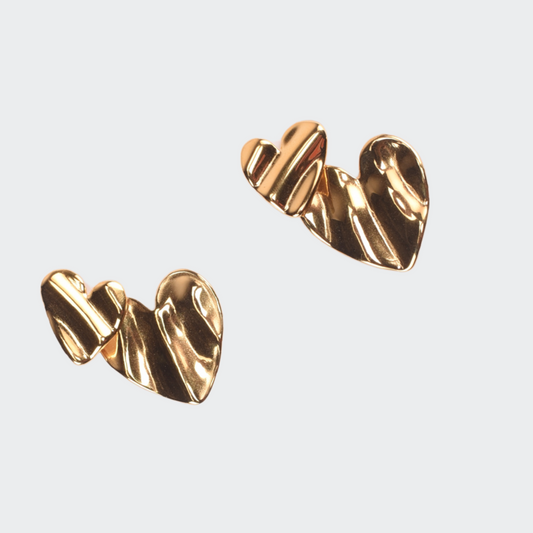 Heart Crushed Earrings