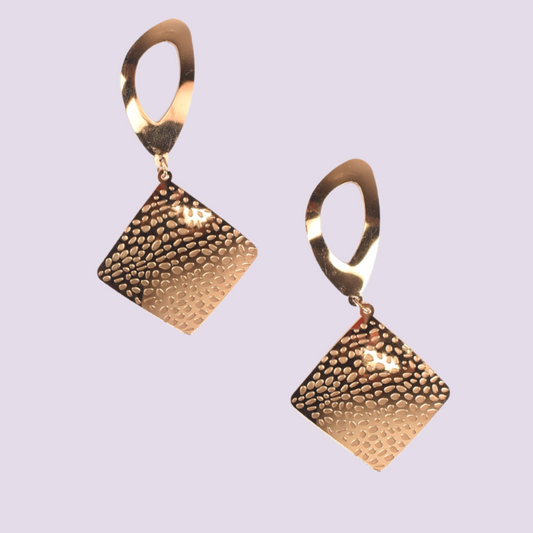 Contemporary Drop Earrings