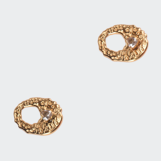 Meteorite Stud Earrings