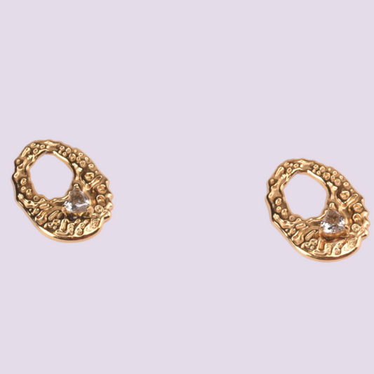 Meteorite Stud Earrings