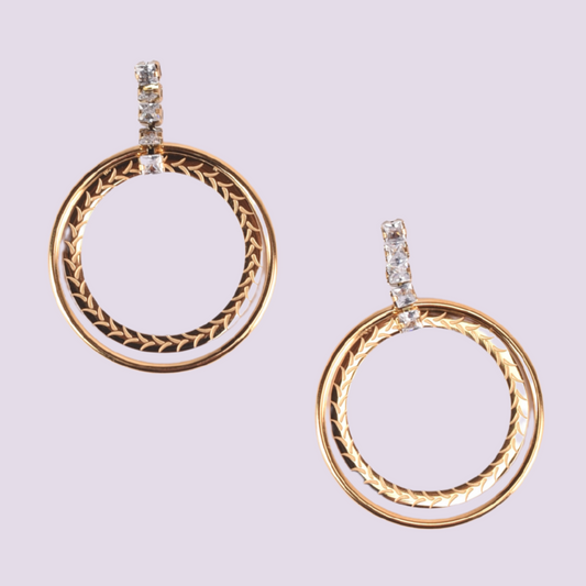 Twin Hook Sterling Dangler Earrings