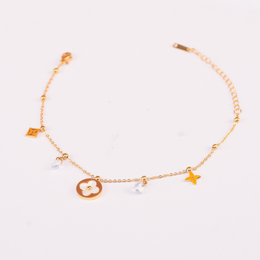 Charm Bloom Luxe Anklet