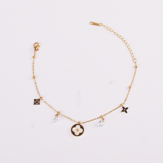 Charm Bloom Luxe Anklet