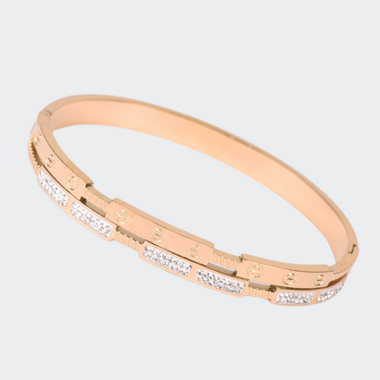 Golden Vault The Luxe Lock Bangle