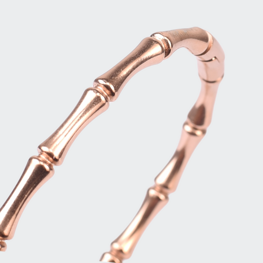 Rose Gold Bamboo Bangle