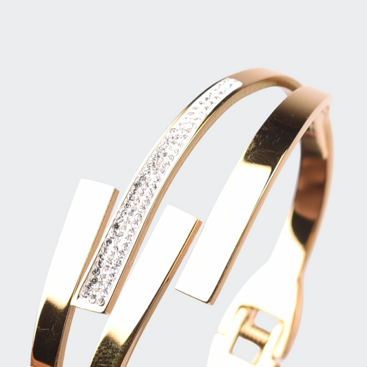 Golden Horizon Cuff Bangle