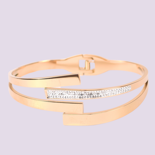 Golden Horizon Cuff Bangle