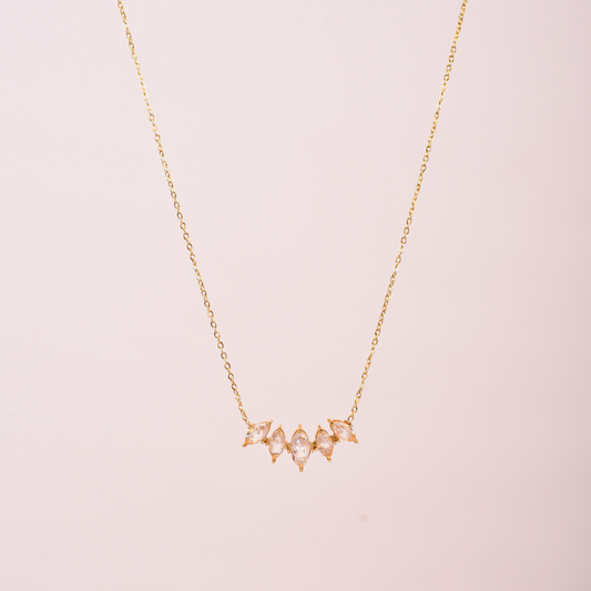 Crystal Cascade Necklace