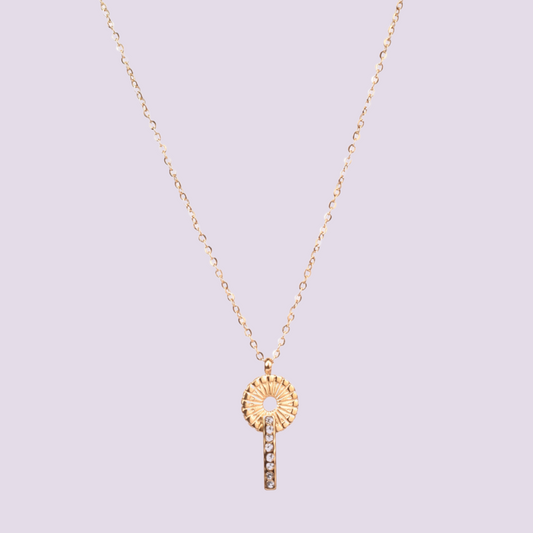 Auric Path Pendant Necklace