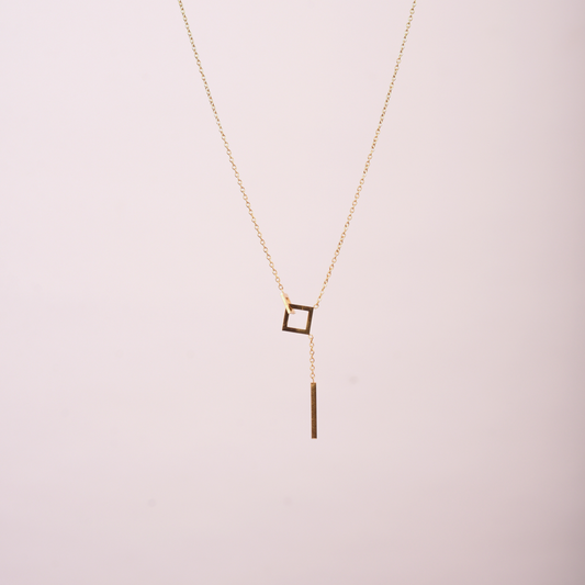 GeoLuxe Drop Necklace