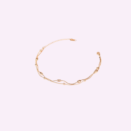 Silken Ripple Anklet