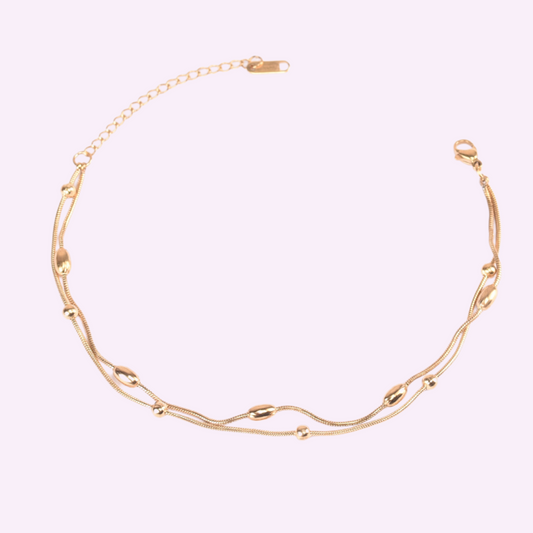 Silken Ripple Anklet