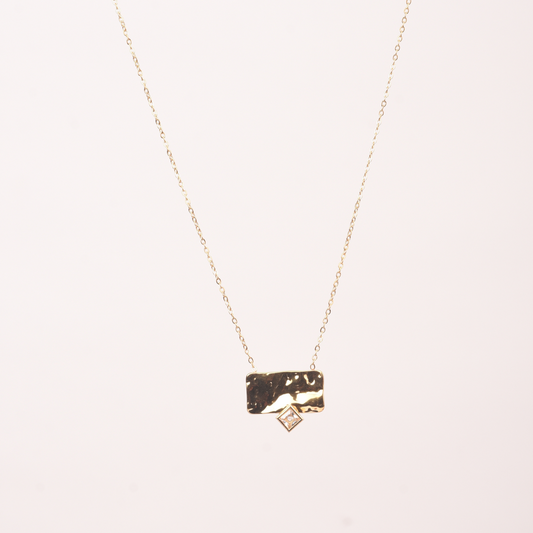 Sculpted Solstice Pendant Necklace