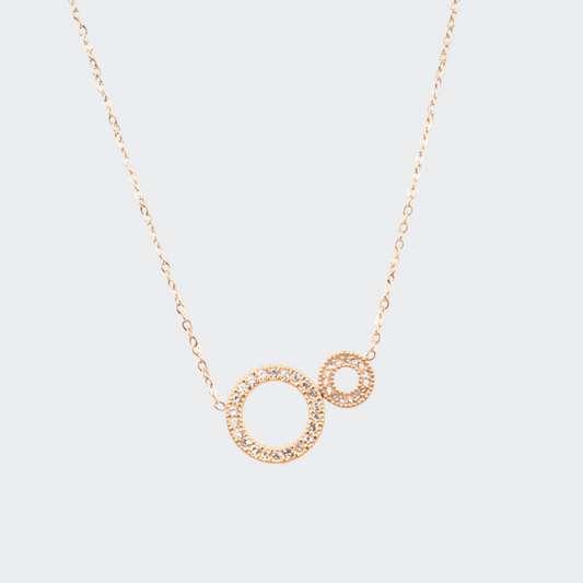 Celestia Duo Pendant Necklace