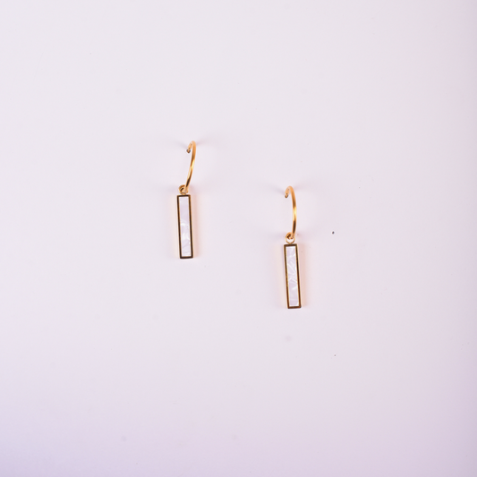 Ivory Arc Earrings