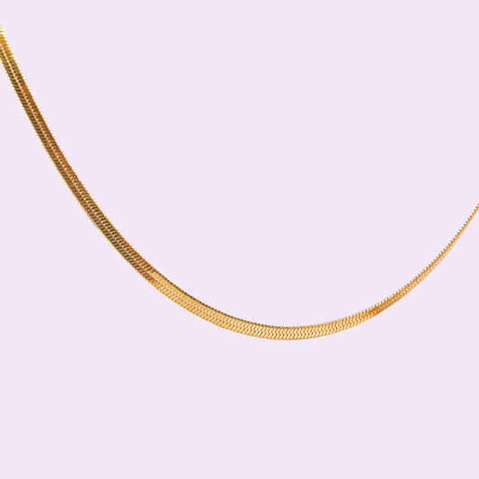 Gold Snake Chain Necklace