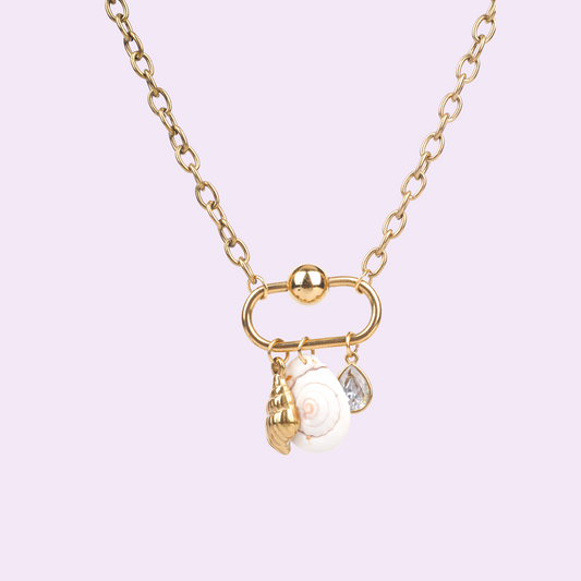 Tidebound Trinity Charm Necklace