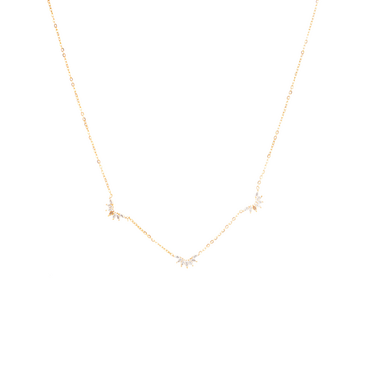 Golden Fern Whisper Necklace