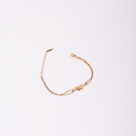 Golden Butterfly Bracelet