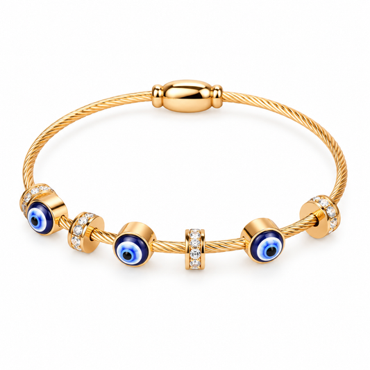 Mystic Shield Evil Eye Bangle