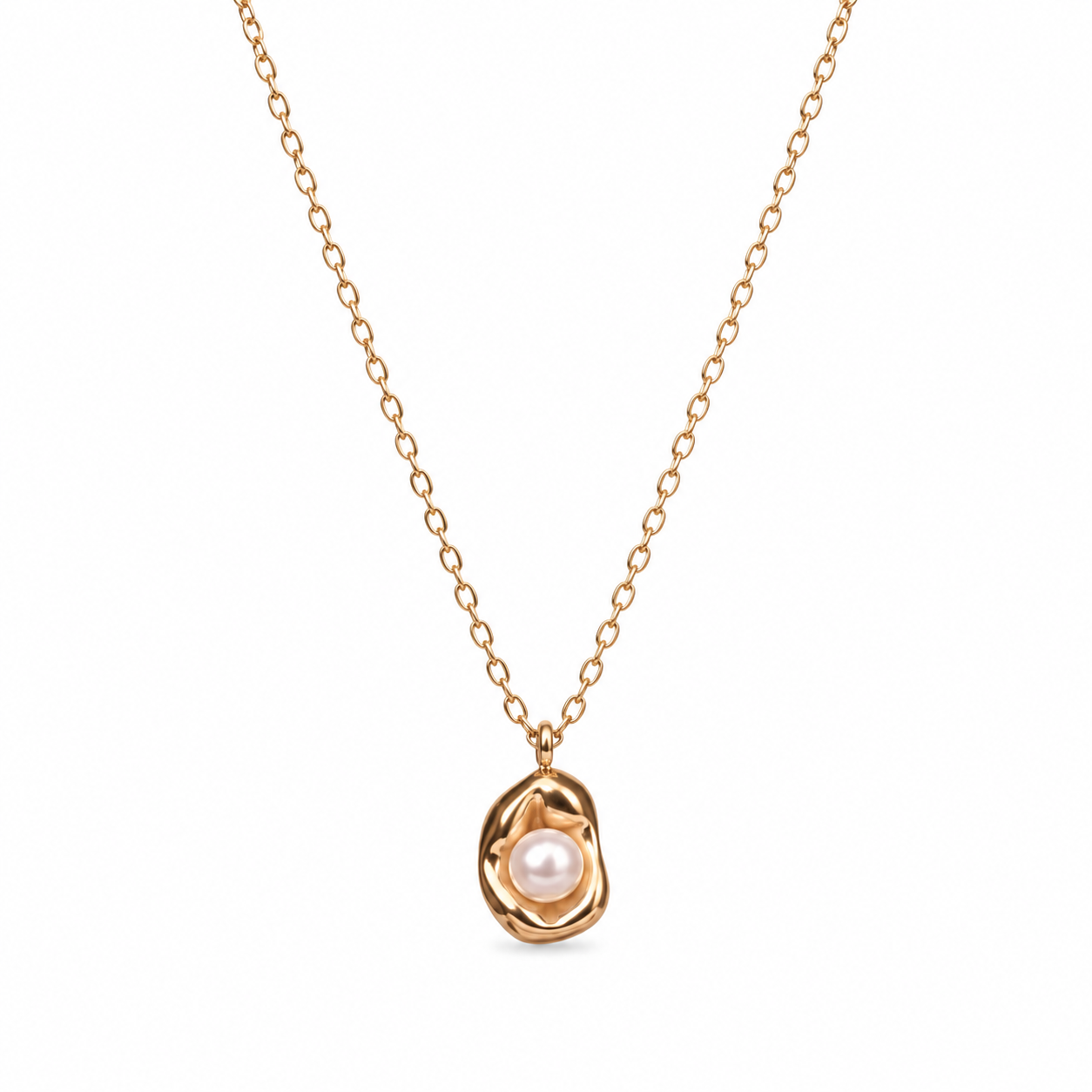 Ethereal Shell Pendant Necklace