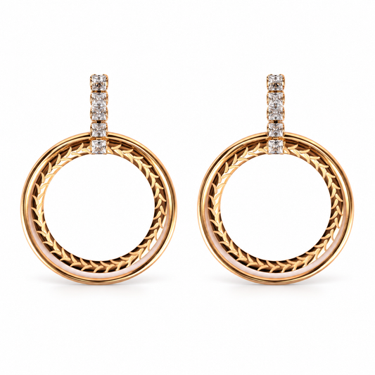 Twin Hook Sterling Dangler Earrings