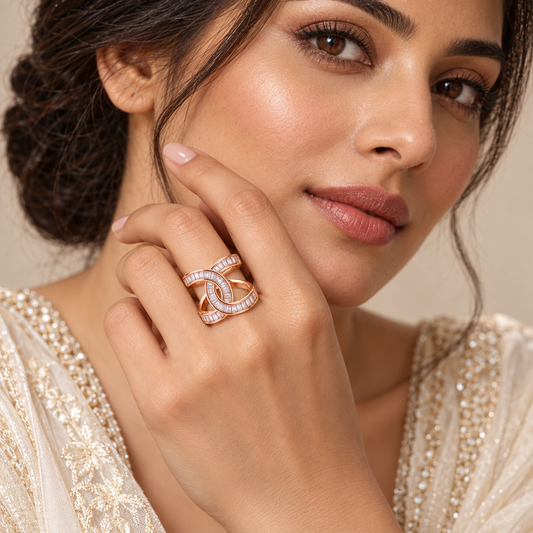 Infinity Glint Ring