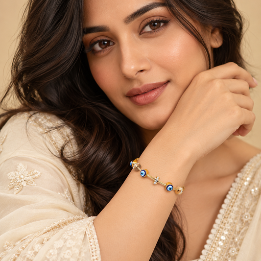 Mystic Shield Evil Eye Bangle