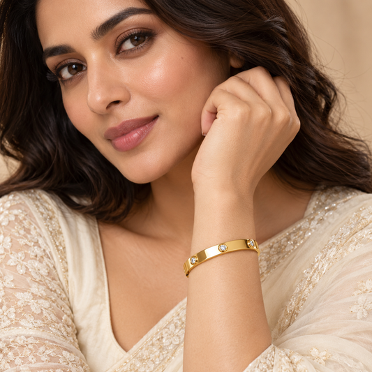 Regal Crystal Bangle