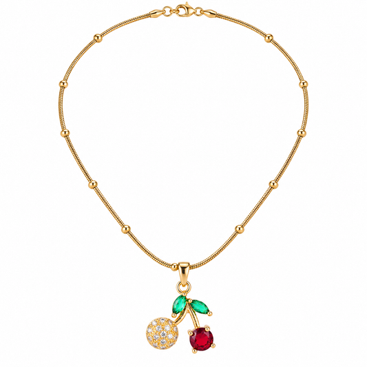 Ruby Cherry Pendant