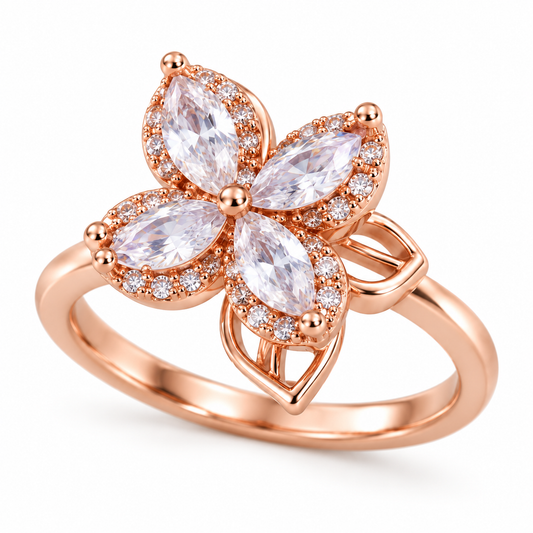 Twirl Bloom Spinner Ring