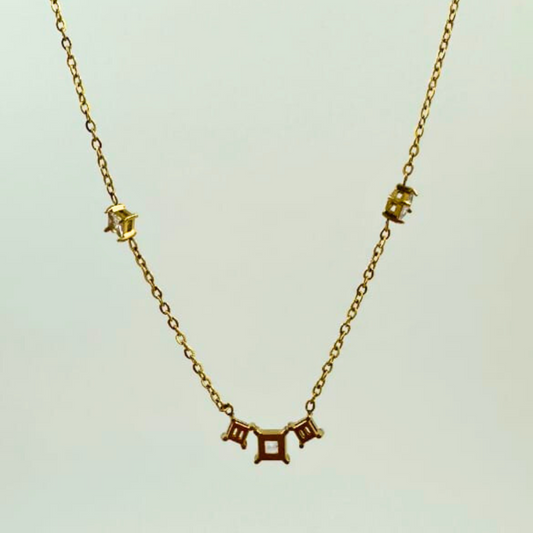 Stardust Orbit Pendant Necklace