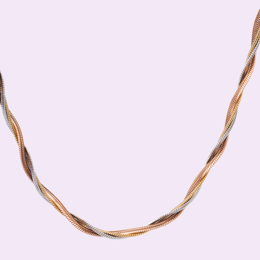 Trinity Twist Elegance Necklace