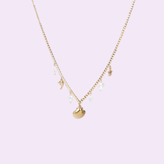Pearls & Tides Pendant Necklace