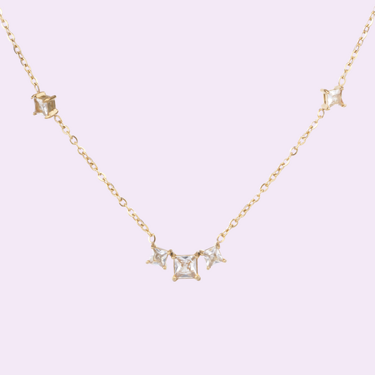 Stardust Orbit Pendant Necklace