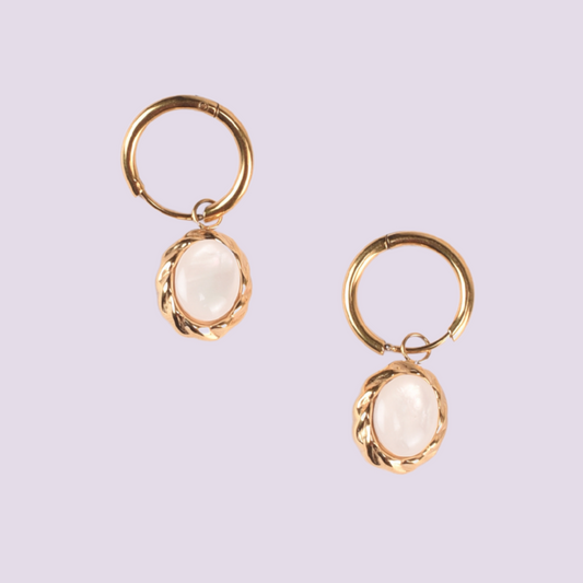 Circular Drop Earrings