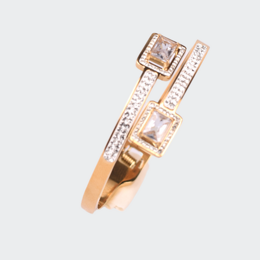 The Radiant Path of Dual Grace Bangle