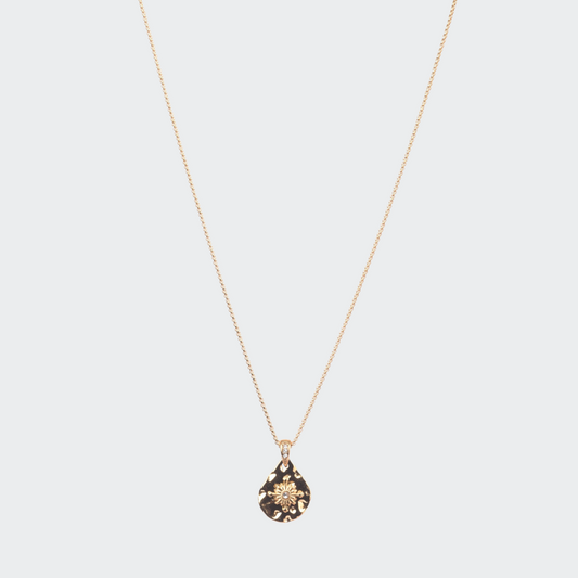 Noir Solstice Pendant Necklace