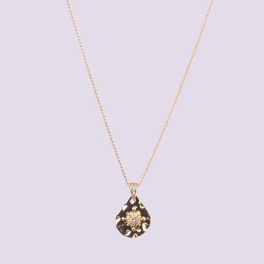 Noir Solstice Pendant Necklace